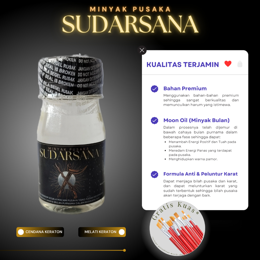 Serum dari Scrub Keris Dibuat pada Bulan Purnama: Simbol Kekuatan Alam di dalam Kemasan Botol